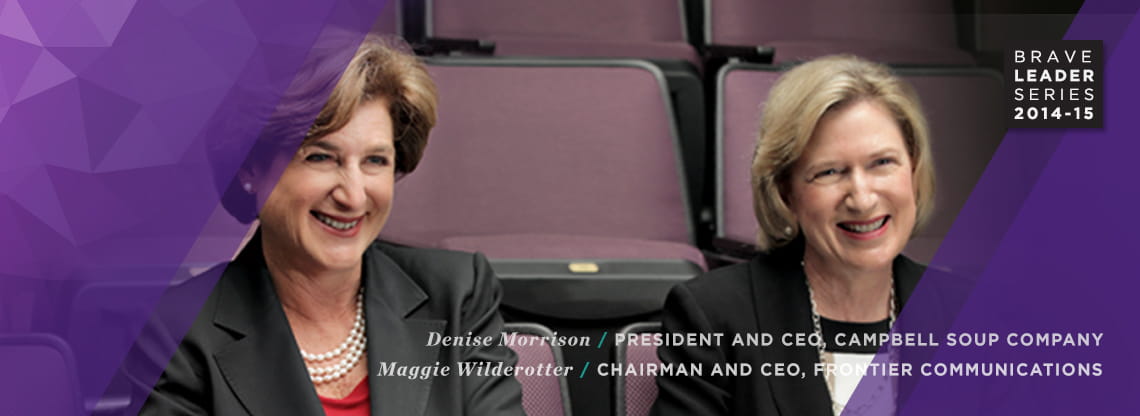 Denise Morrison and Maggie Wilderotter